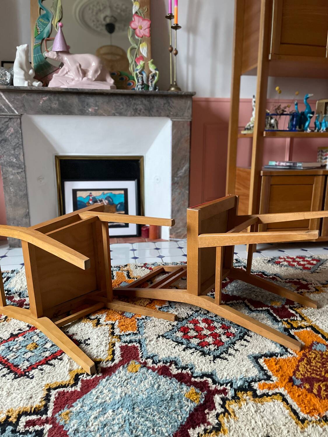 Duo de chaises des années 50