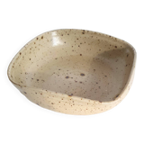 Pyrite stoneware dish