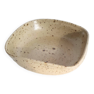 Pyrite stoneware dish