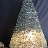 Glass pyramid lamp