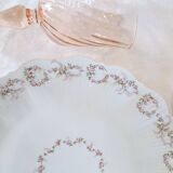 Mismatched antique dinner plates