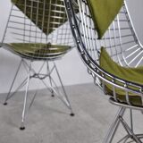Eames chrome wire bikini chairs for Herman Miller, 1960s