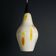 Mid-century opaline glass suspension by Murano from Stilnovo, 1950s.