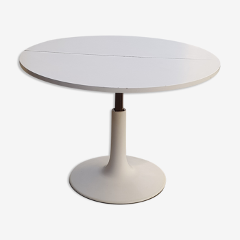 Table ronde pied tulipe monte et baisse