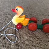 Toy wooden duck