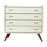 Vintage chest of drawers compass feet