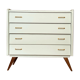 Commode vintage pieds compas