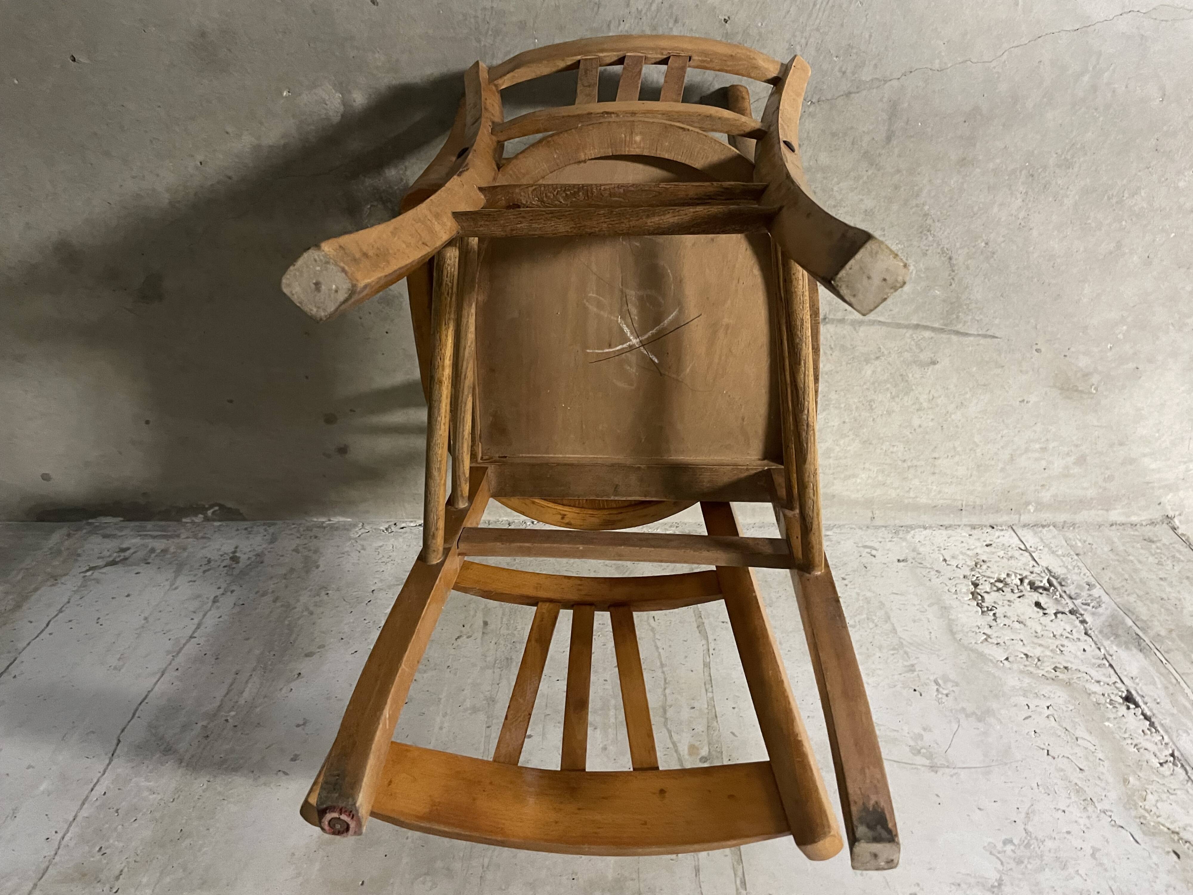 Pair of 1950s bistro chairs