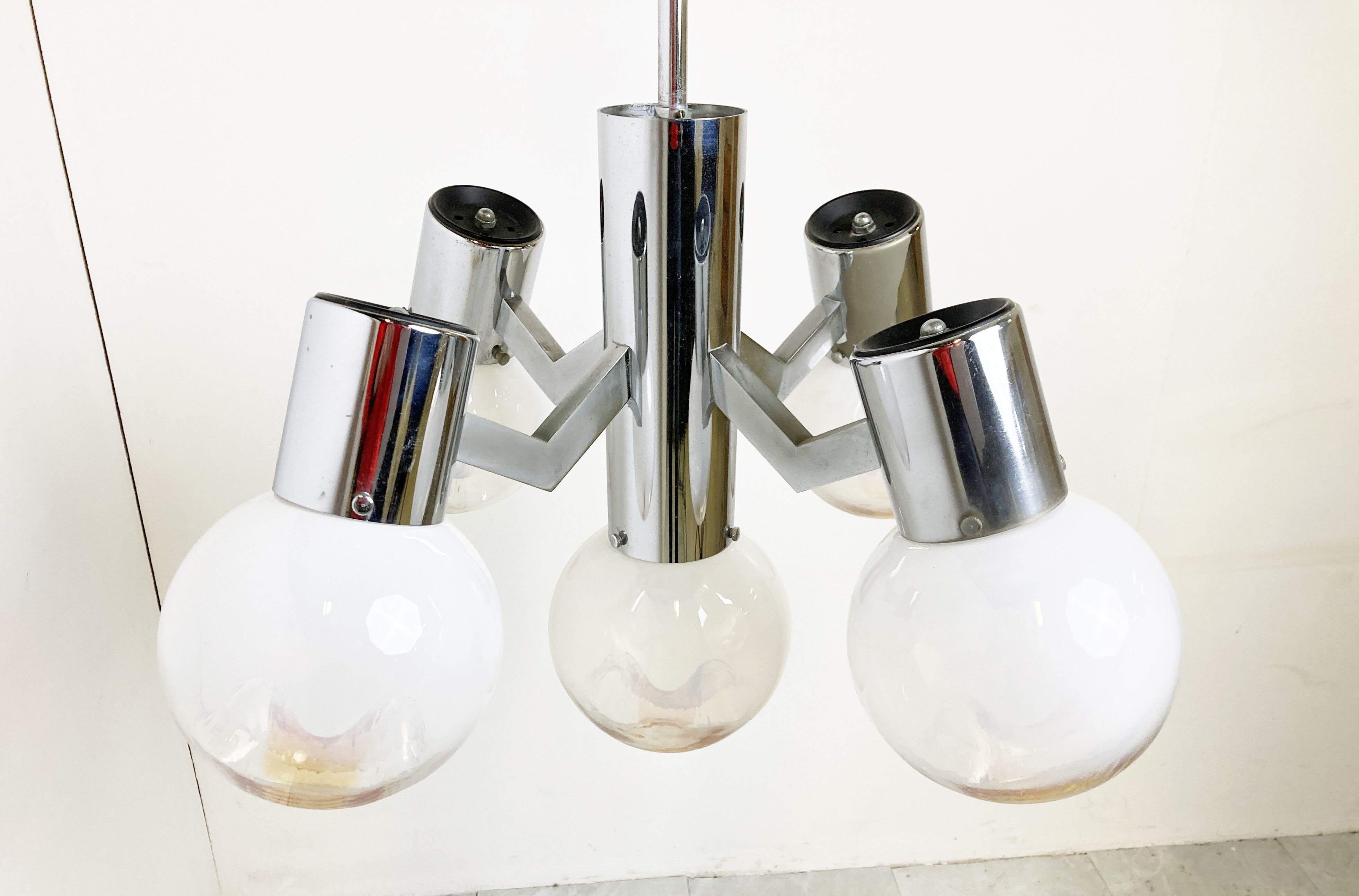 Vintage Mazzega chandelier, 1960s