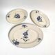 Many oval service dishes Moulin des Loups Hamage