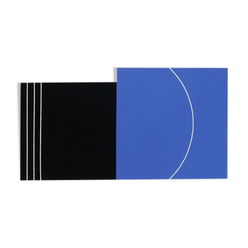 Silkscreen Jo Delahaut composition 1975
