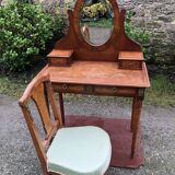 Coiffeuse de style Louis XVI avec sa chaise, 1925