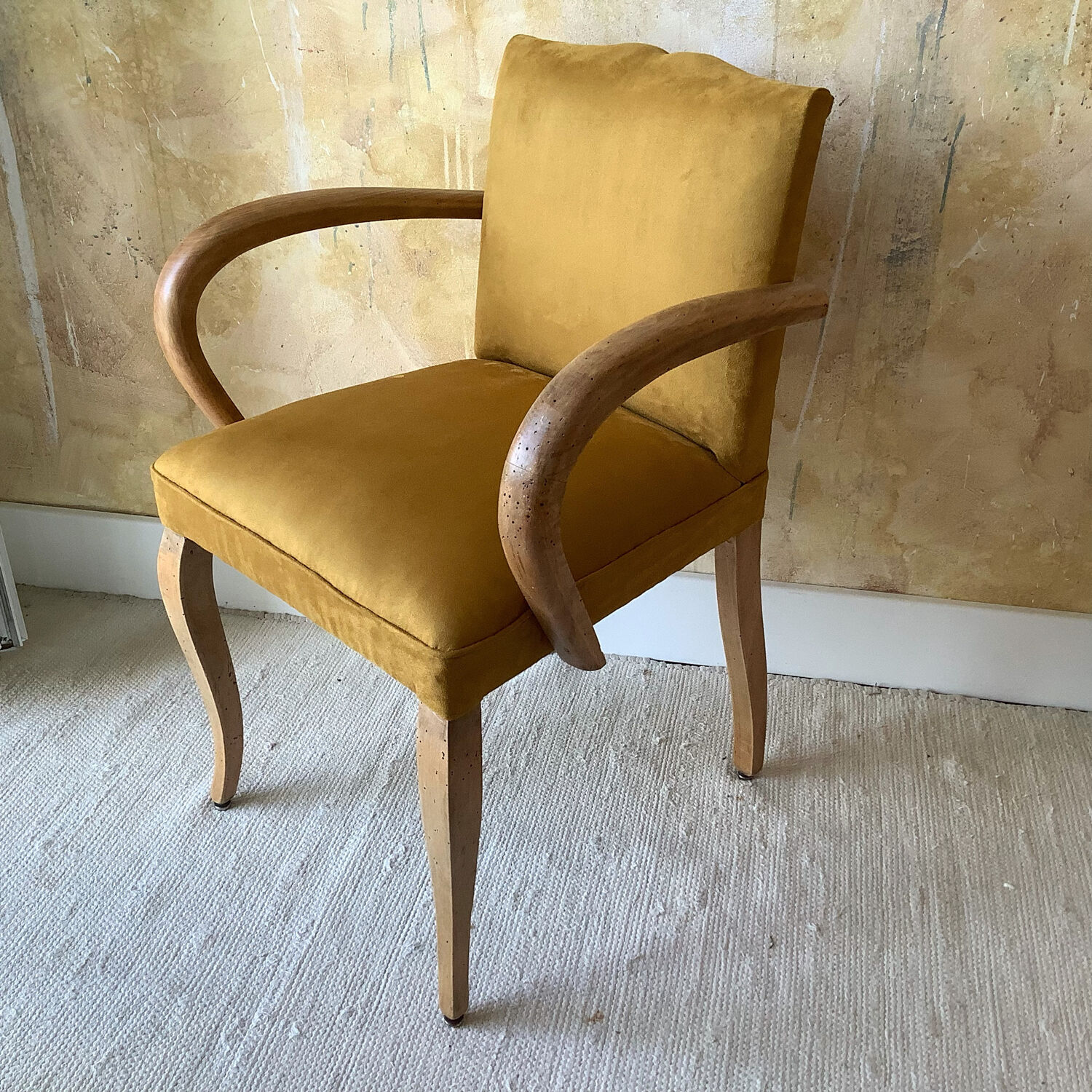 Art-deco bridge armchair