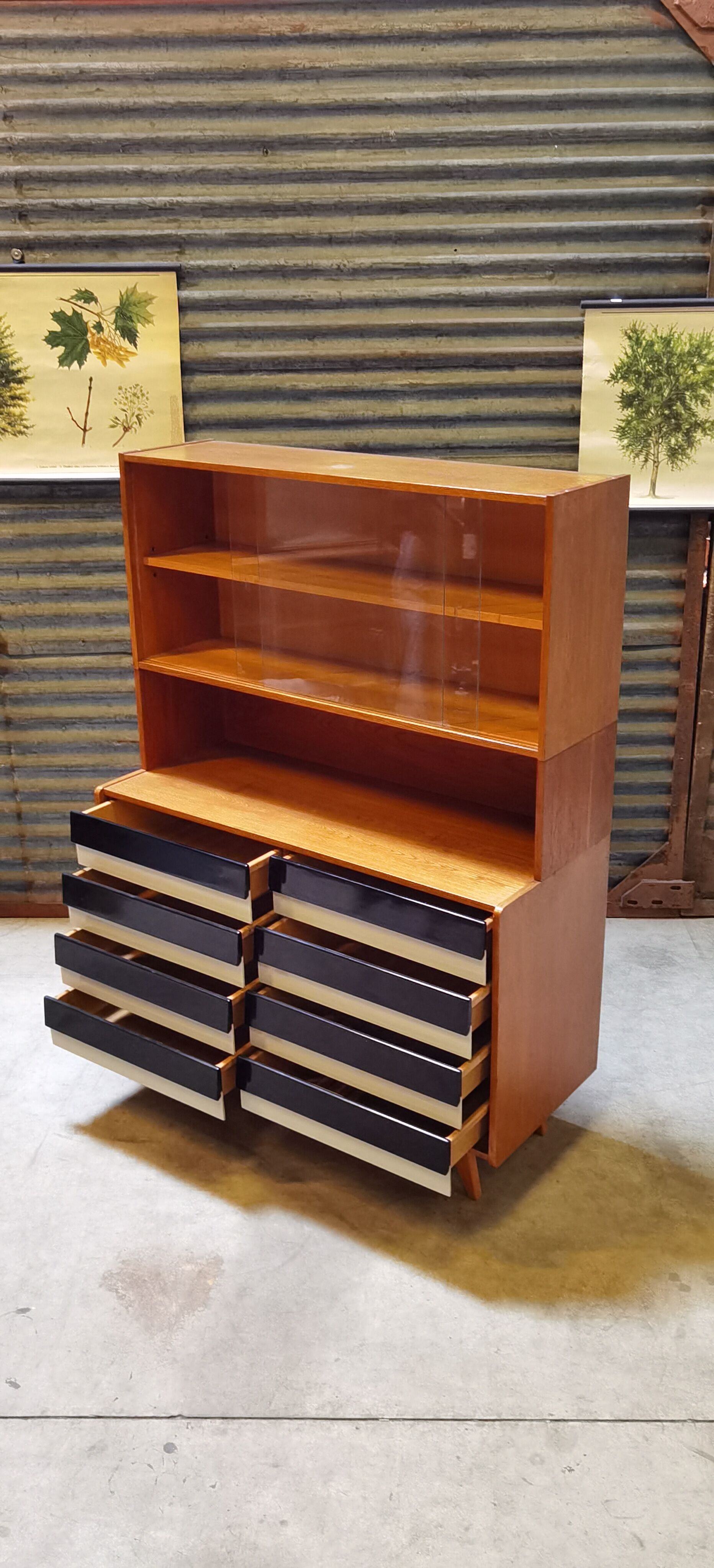 Library U 453 by Jiri Jiroutek for Interior Praha Foot Compass 1960