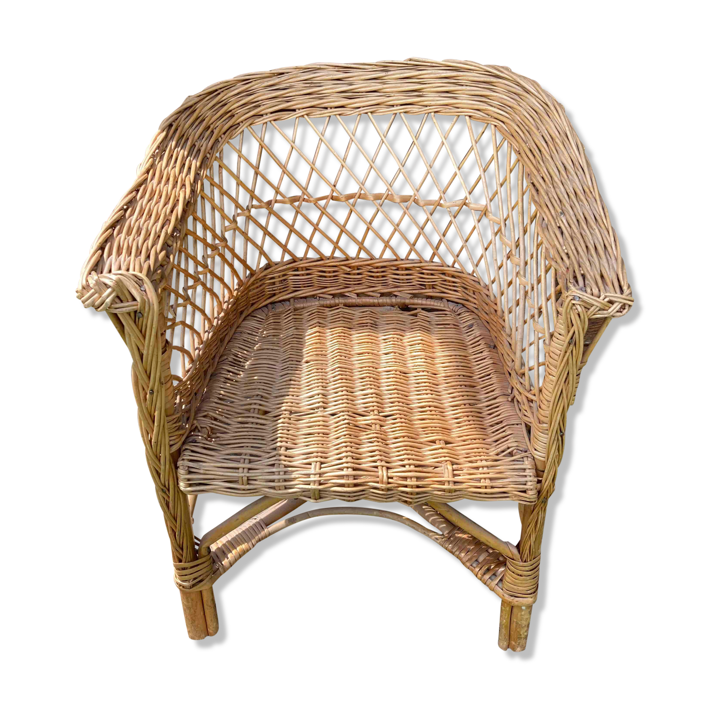 Rattan children's chair