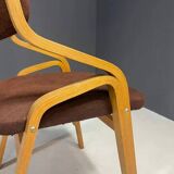Set of chairs by Ludvík Volák for Dřevopodnik Holešov, Czechoslovakia, 1970s