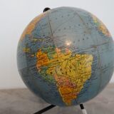 Globe terrestre vintage Girard er Barrère années 60