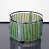 Art Deco Candle Holder Stand by WMF Ikora with Green Glass