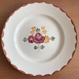 Paire de plats anciens en faïence de Longchamp