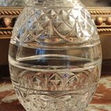 Old egg-shaped drapery/candy box