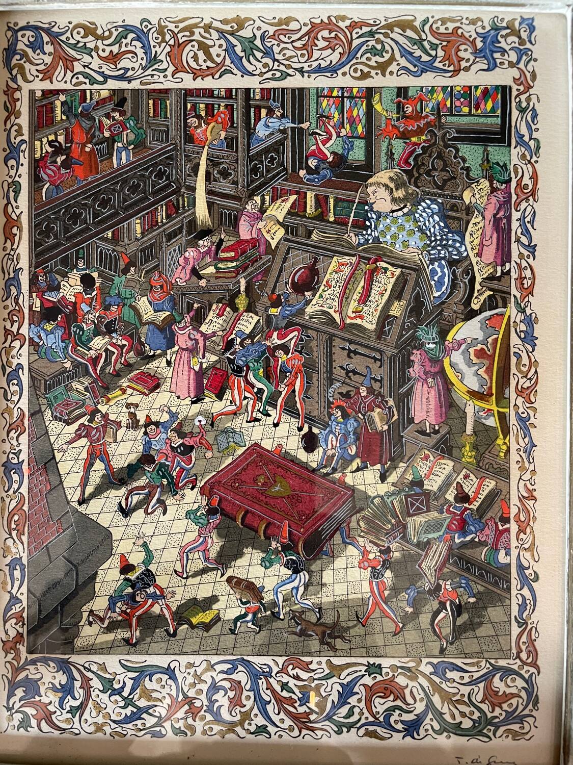 Litho illustration of Jehan de Génie