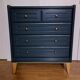 Commode scandinave bleu ganne