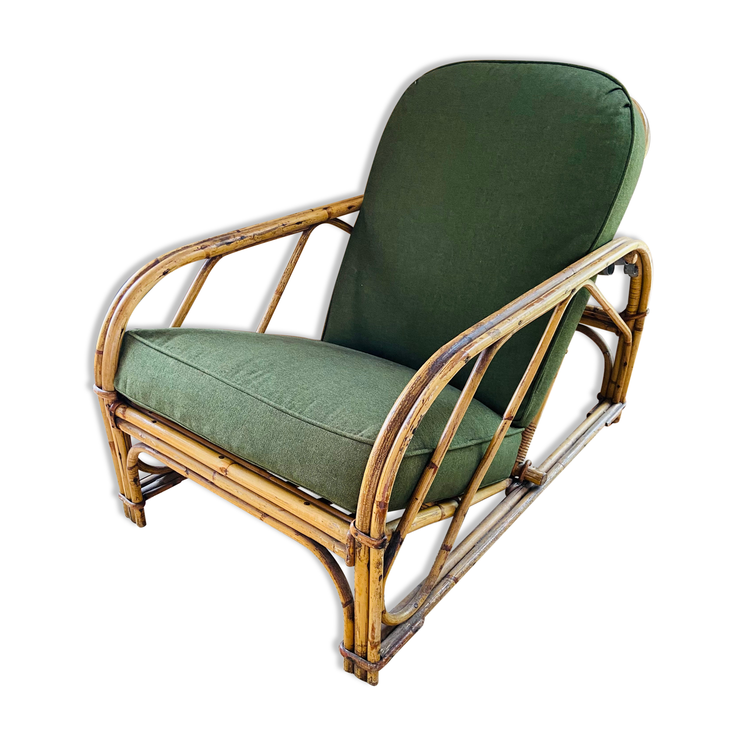 Audoux Minnet rattan armchair