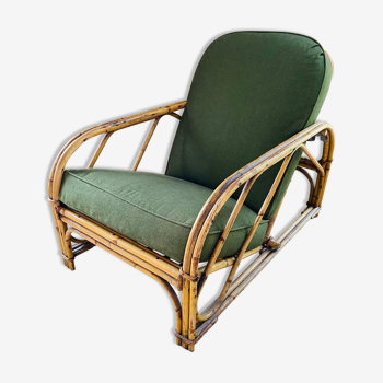 Audoux Minnet rattan armchair