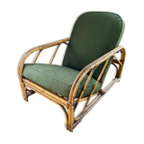 Audoux Minnet rattan armchair