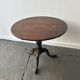Georgian style antique  oak tilt top tripod occasional side table