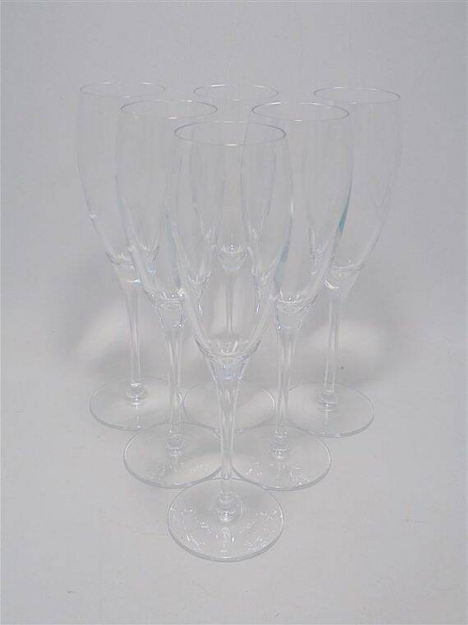 Set of 6 champagne flutes