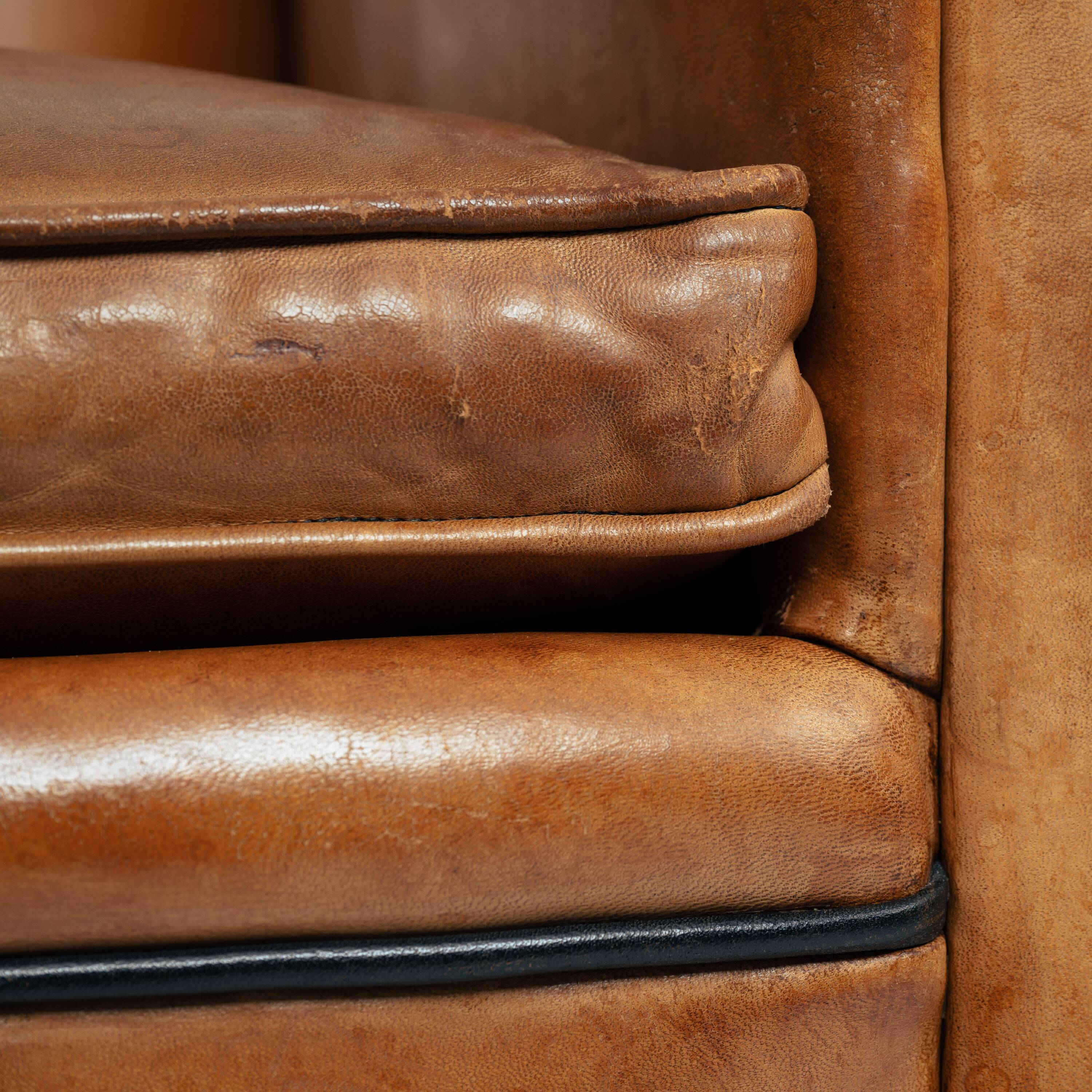 Pair of Bart van Bekhoven club lounge chairs, The Netherlands 1990s