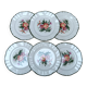 Vintage plate in Pagnossin earthenware, Treviso Italy – Floral decoration