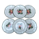 Vintage plate in Pagnossin earthenware, Treviso Italy – Floral decoration