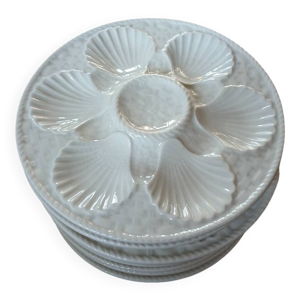 8 assiettes à huitres - longchamp