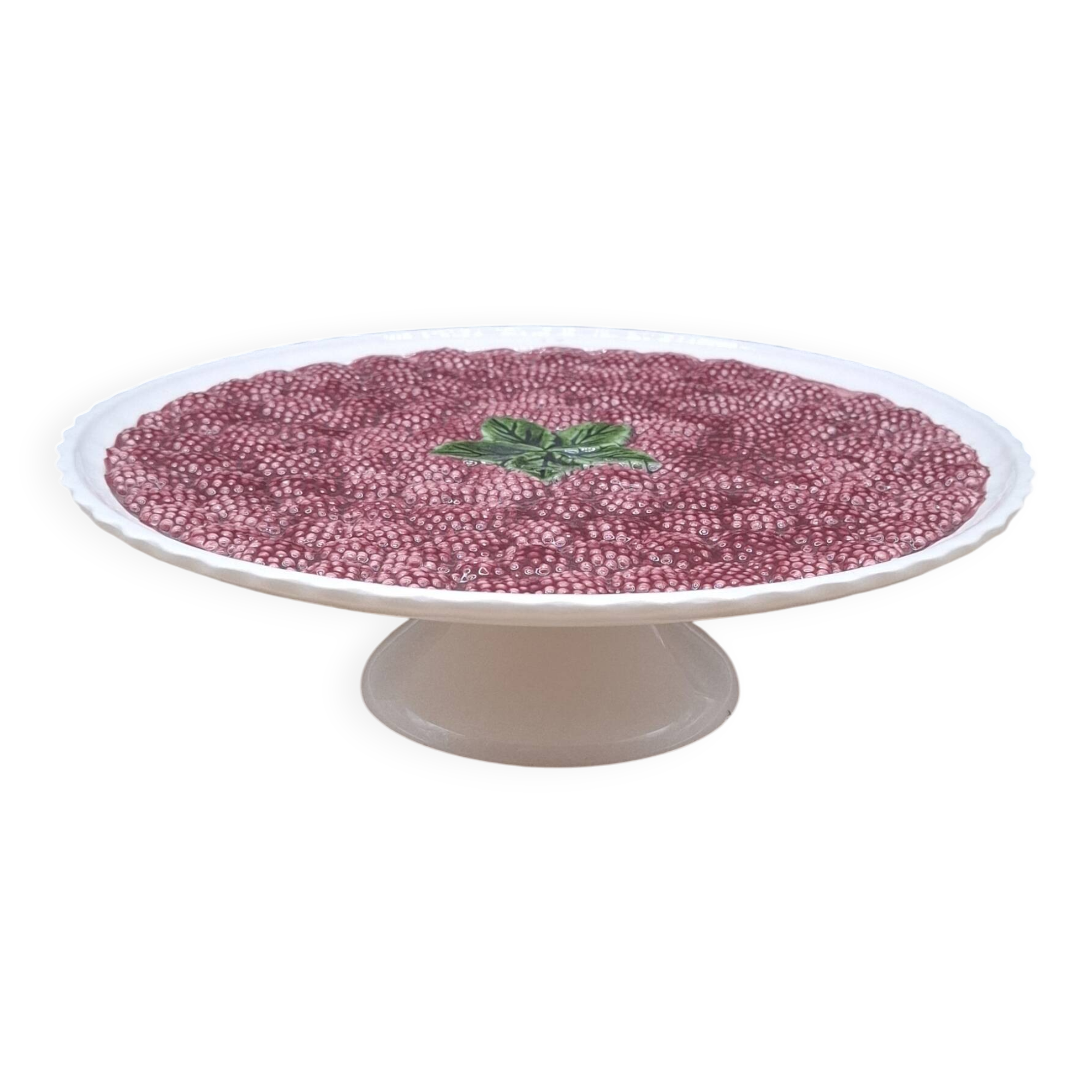 Raspberry slushie cake dish