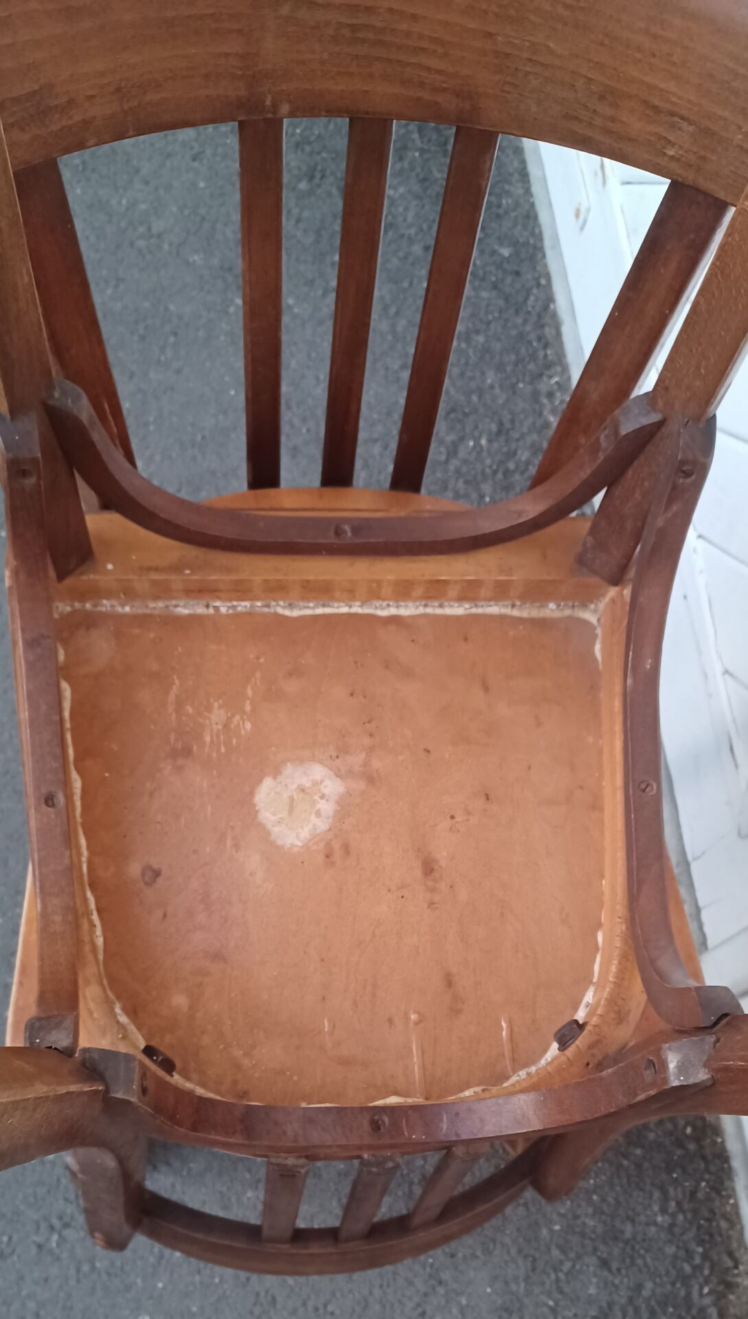 Pair of Baumann bistro chairs