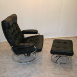 Vintage leather armchair