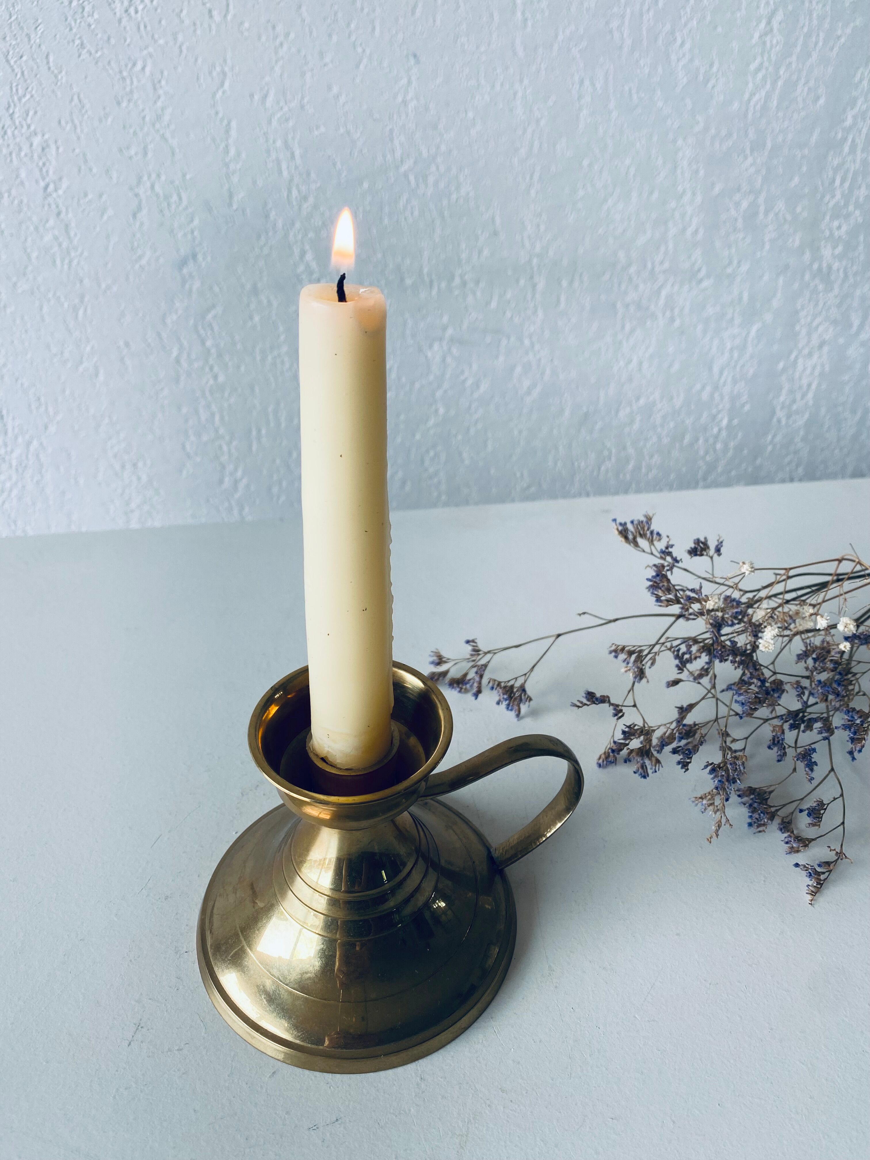 Brass candle holder