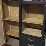 Wardrobe combo linen closet dresser Parisian patina