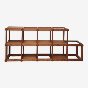 Modular shelf in solid pine 80s
