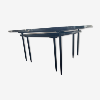 Marble trundle table