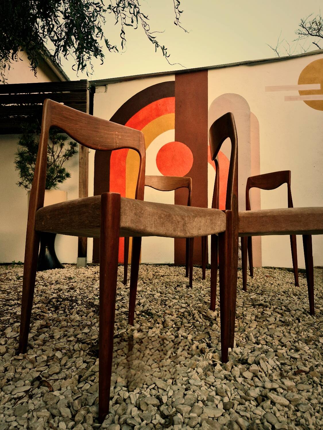 SET 4 Chaises Design Niels Otto Møller 1960