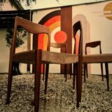 SET 4 Chaises Design Niels Otto Møller 1960