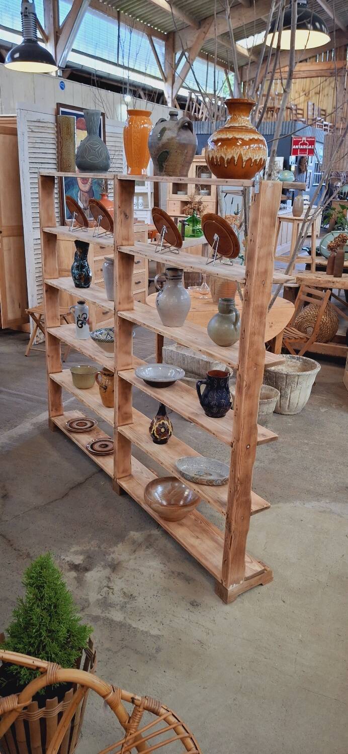 Large old shelf on legs