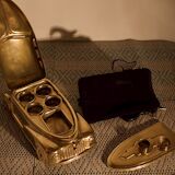 Encrier en laiton, Angleterre 1930