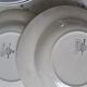 Set of 6 mismatched hollow plates Digoin Sarreguemines and Saint-Amand