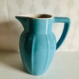Vintage blue ceramic decanter