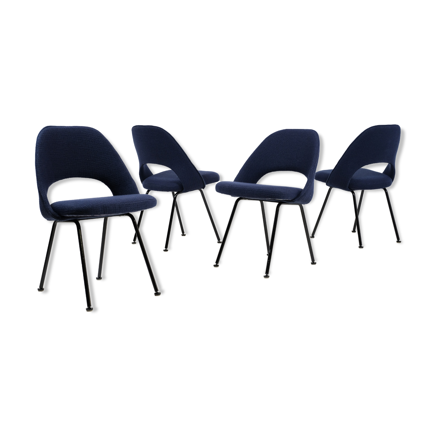 Set de 4 chaises "conference" par Eero Saarinen knoll international 1960's
