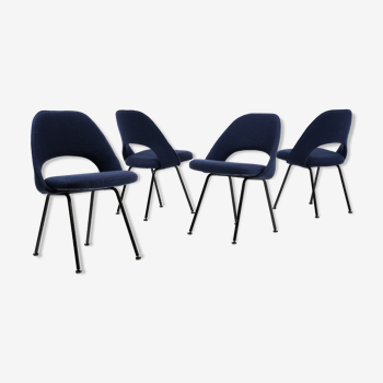 4 chairs "conference" by Eero Saarinen knoll international 1960's